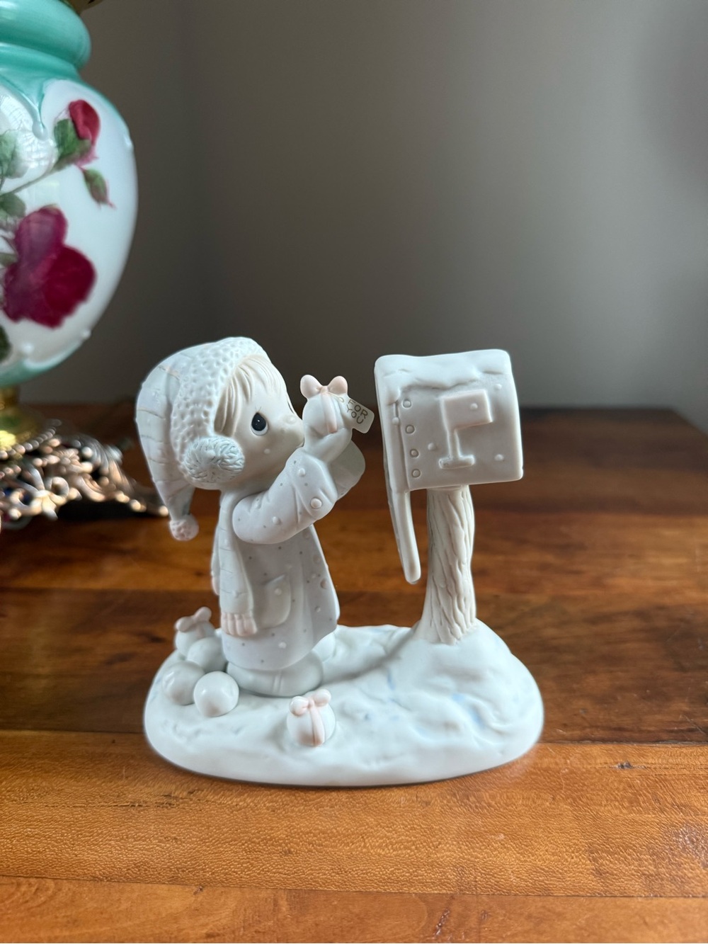 Precious Moments I’m Sending You a White Christmas figurine 1984 Jonathan&David